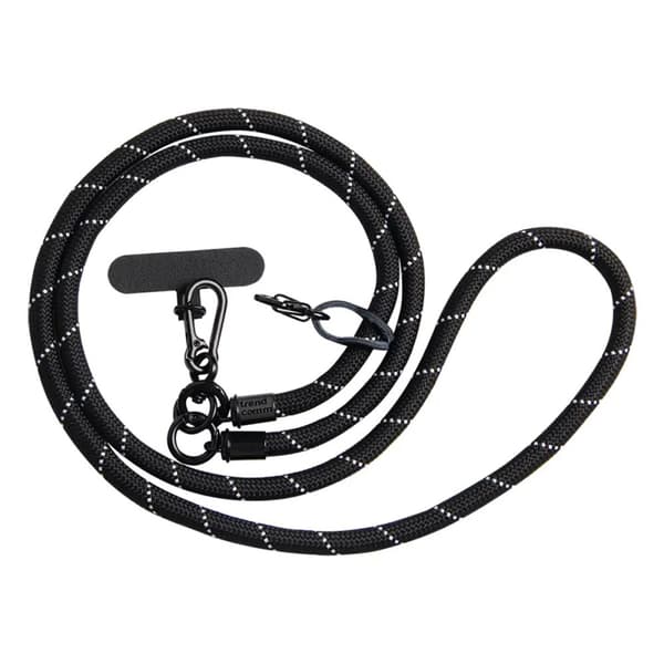 Mobilband Universal Halsband - Svart Randig