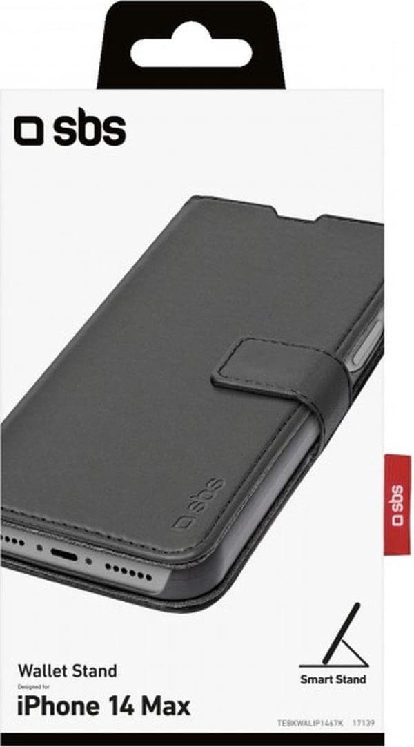Pungholder til iPhone 14 Max sort (TEBKWALIP1467K)