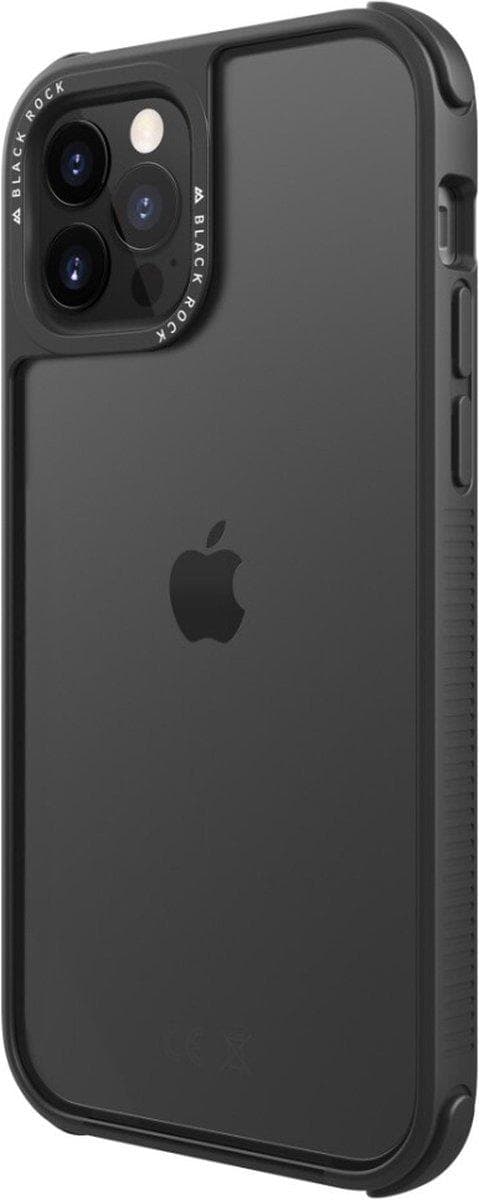 Black Rock Robust Transparent bakskal Apple iPhone 12, iPhone 12 Pro Black (192165)