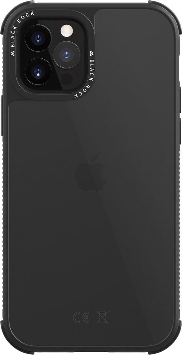 Black Rock Robust Transparent bakskal Apple iPhone 12, iPhone 12 Pro Black (192165)