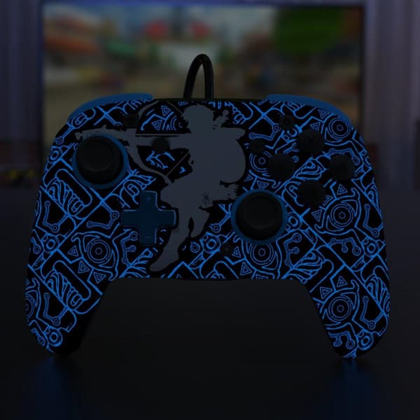 PDP Controller Rematch Wired SheikahShoot GlowintheDark Swit (500-134-SKSG)