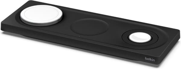 BELKIN WRLS 3-IN-1 CHRG PAD M/ MAGSAFE F/ IPHONE 12/13 SERIES SVART (WIZ016VFBK)