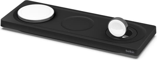 BELKIN WRLS 3-IN-1 CHRG PAD M/ MAGSAFE F/ IPHONE 12/13 SERIES SVART (WIZ016VFBK)