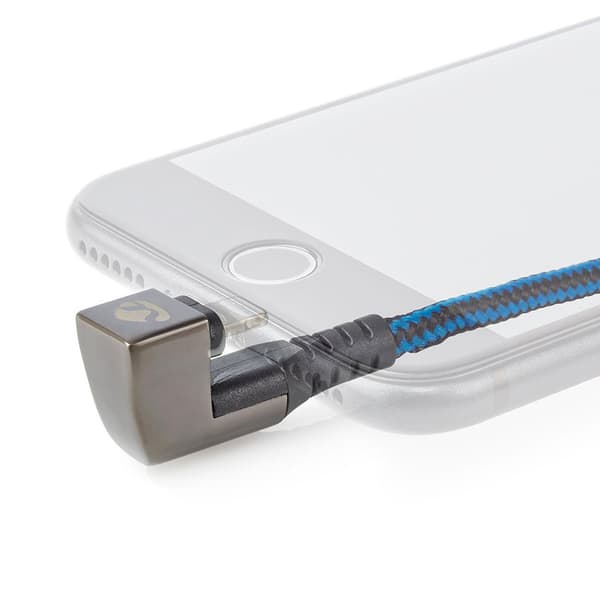 Nedis Flätad USB-Kabel MFI USB-C till Lightning 1m
