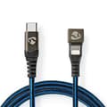Miniatyrbild 2 av 3: Nedis Flätad USB-Kabel MFI USB-C till Lightning 1m
