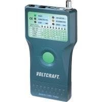 Voltcraft® CT-5 kabeltestare, kabeltestare Lämplig för RJ-45, BNC, RJ-11, IEE 1394, USB (CT-5)