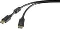 Miniatyrbild 1 av 3: Renkforce DisplayPort Anslutningskabel 3,00 m RF-4212204 Guldpläterade kontaktkontakter, Med Ferritkärna Svart [1x DisplayPort-kontakt - 1x DisplayPor