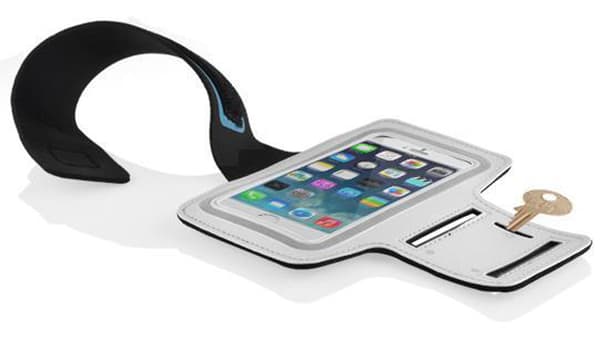 Neopren Smartphone Sport Armband Gym Jogging Armband Overarmsetui for XYX-telefoner med nøkkellomme og hodetelefonutgang