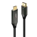 Miniatyrbillede 1 af 5: Lindy - Adapterkabel - DisplayPort han til HDMI han - 2.0m - skærmet - sort - rund, understøtter 8K 60 Hz (7680 x 4320), understøtter 4K 120 Hz (4096