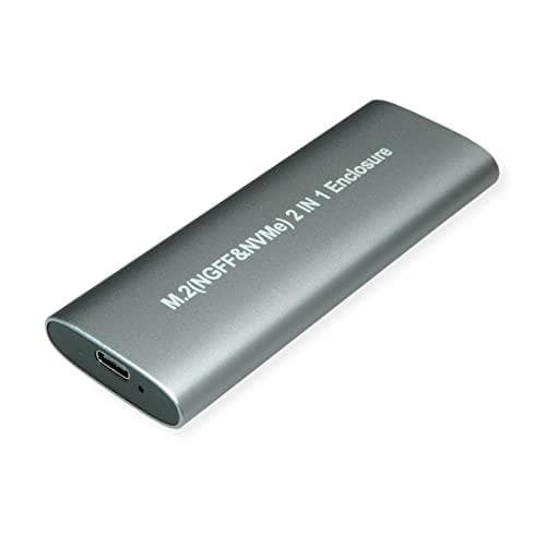 VÆRDI Ekstern SSD-boks Type C M.2 NVME USB3.2 Gen2 (16.99.4132) Sølv