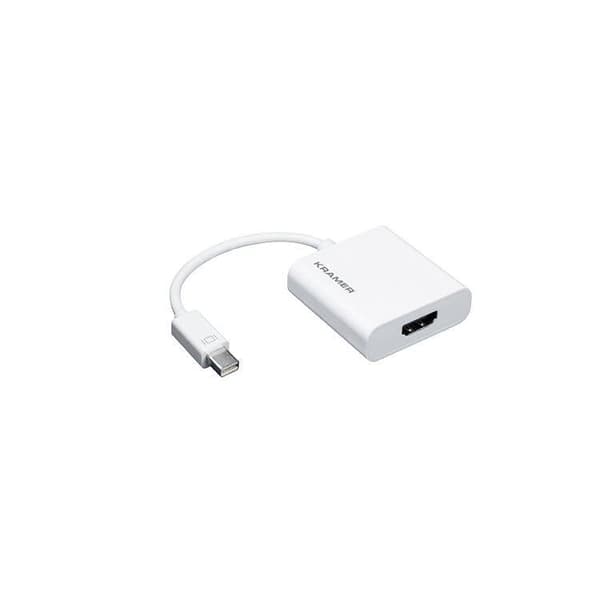 Kramer Electronics ADC-MDP/HF/UHD Videokabeladapter Mini DisplayPort HDMI Typ A (Standard) Vit (99-97220001)