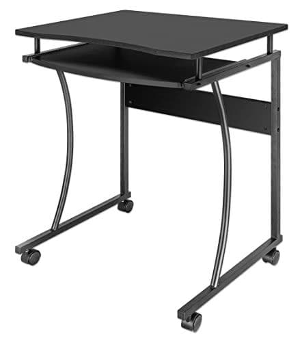 MANHATTAN bord med tastaturhylde 480x600x760 mm LxBxH (425131)