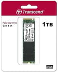 Miniatyrbild 1 av 6: Transcend 115S - SSD - 1 TB - intern - M.2 2280 (dubbelsidig) - PCIe 3.0 x4 (NVMe)