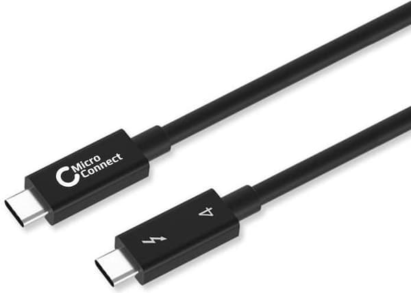 Microconnect TB4015 Thunderbolt-kabel 1,5 m 40 Gbps Svart (TB4015)