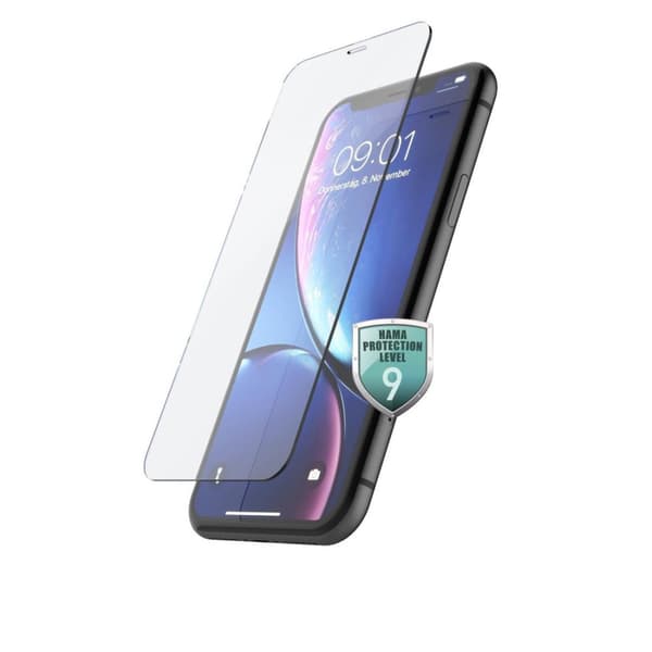 Hama Essential Line "Premium Crystal Glass" - näytönsuoja matkapuhelimeen - lasi - läpinäkyvä - Apple iPhone 11, XR