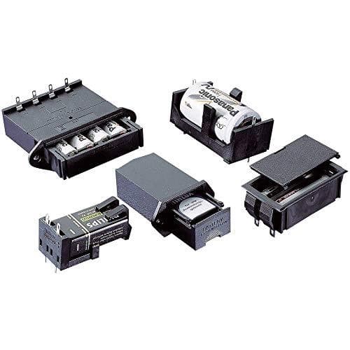 Bopla batteriholder 2 mignon (AA), 9 V blokloddeforbindelse (L x B x H) 37 x 65 x 21,5 mm 46300000