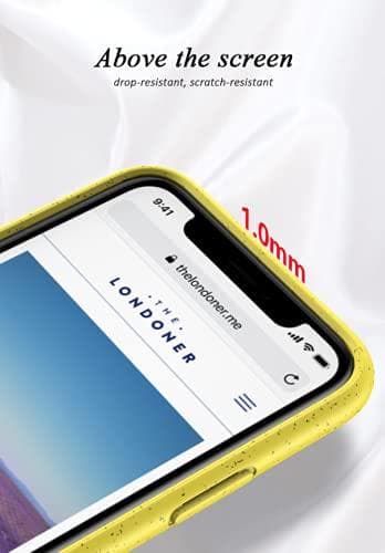 BioCase - iPhone 12 5.4" - Gul - Hårt fodral - Ekologisk (CY121890)