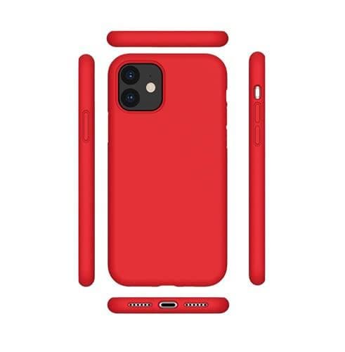 Premium flydende silikone - Apple iPhone 12 Pro 6.1" - Rød - Coveretui (CY121877)