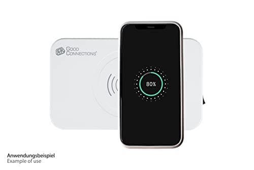 USB bordoplader 60W, 5-ports (1x USB-Câ„¢ og 4x USB-A), 10W Qi trådløs opladning, hvid, Good C (PCA-D005W)