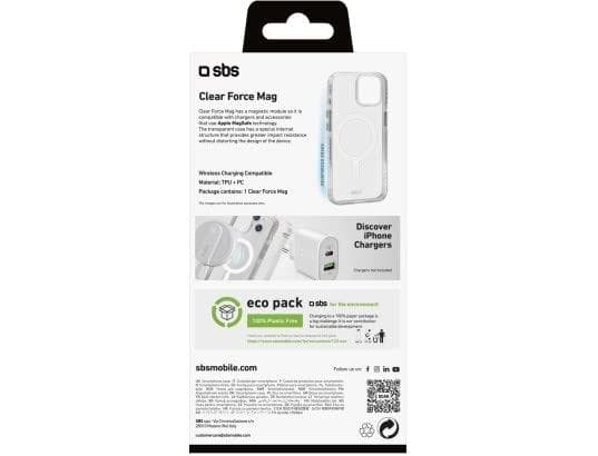 MagSafe skal för iPhone 14 Max transparent (TEMAGCOVIP1467T)