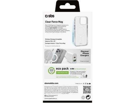 MagSafe-kuori iPhone 14 Pro Max:lle läpinäkyvä (TEMAGCOVIP1467PT)