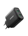 Miniatyrbillede 1 af 2: UGREEN Dual USB-A QC 3.0 36W vægoplader (10216)