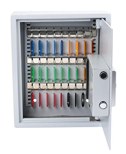 Olympia GOsafe 50A - Polypropylen (PP) - Grå - 27 kroge - Kode - Nøgle - 1 stk(e) - 360 x 300 x 100 mm (7134)