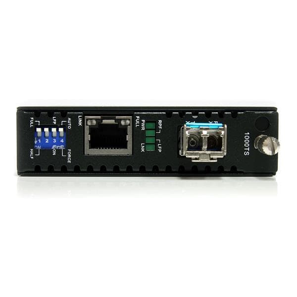 StarTech.com Gigabit Ethernet Single Mode Fiber / Optisk LC Media Converter 40 km - Media Converter - 1000Base-LX, 1000Base-SX, 1000Base-T - RJ-45 / L