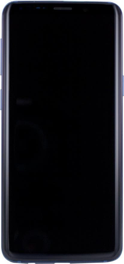 Samsung G960F Galaxy S9 - original reservedel - LCD display / touchscreen med ramme - blå (GH97-21696D)