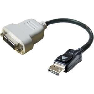 Dell DisplayPort till DVI enkellänksadapter - Displayadapter - DisplayPort (M) till DVI-D (W) - för Dell 3240, T1650, Latitude 54XX, 7214, 7414, OptiP