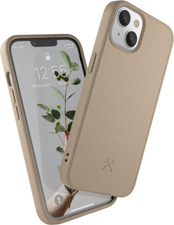 Woodcessories Bio-etui MagSafe Taupe iPhone 14 Plus (eco675)