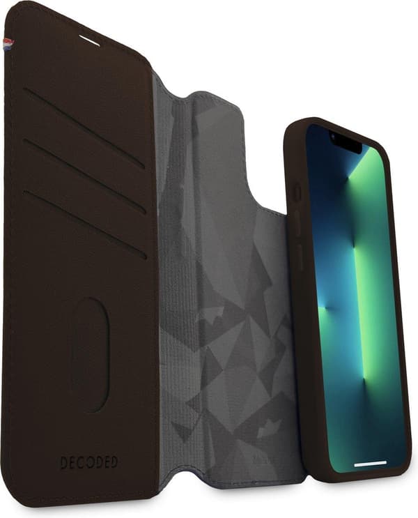 Dekoodattu nahka MagSafe Modu Wallet iP 14Plus Chocolate Brown (D23IPO67MW1CHB)