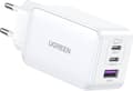 Miniatyrbillede 1 af 11: Nexode USB-A+2*USB-C 65W GaN Tech hurtigoplader hvid (15334)