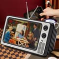 Miniatyrbillede 2 af 3: Telefon Skærmforstørrelsesglas Retro TV