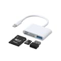 Miniatyrbilde 1 av 3: Joyroom Lightning Multi-hub med minneskort og USB-inngang