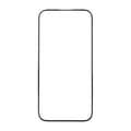 Pikkukuva 2 / 3: Skärmskydd iPhone 15/16 - 3D Härdat Glas Svart (miljö)