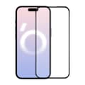 Pikkukuva 1 / 3: Skärmskydd iPhone 15/16 - 3D Härdat Glas Svart (miljö)