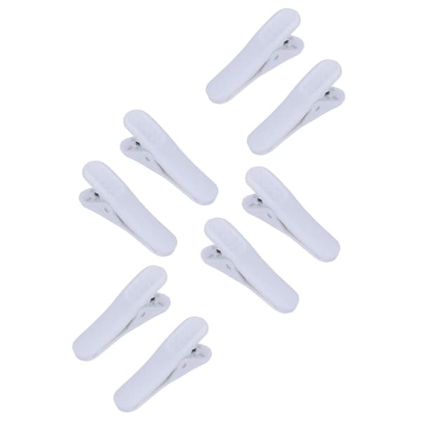 Hovedtelefonkabelholder - hovedtelefonklips - 8-pak - Hvid [Stor]