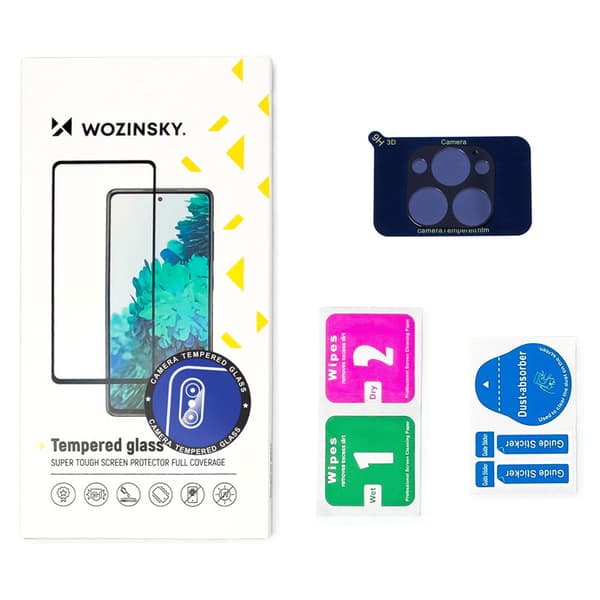 Wozinsky Kamerasuoja iPhone 15 Pro - Musta