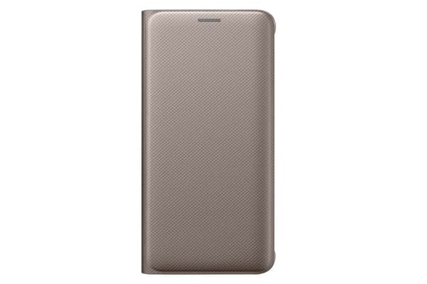 Samsung Flip Wallet EF-WG928P - flip cover til mobiltelefon - guld - til Galaxy S6 edge+