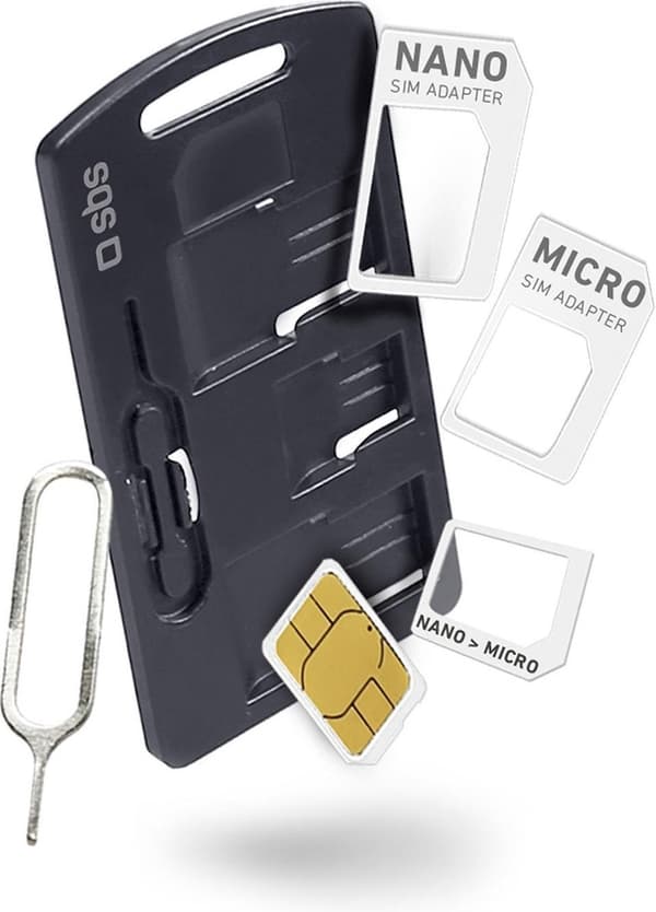 SBS TEKITSIMADAPTK SIM-/hukommelseskortadapter SIM-kortadapter