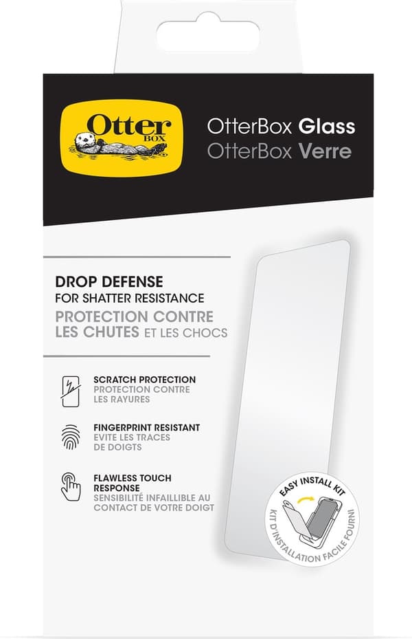 OtterBox Trusted Glass -näytönsuoja, joka sopii Apple iPhone 15 Prolle - koteloystävällinen karkaistu lasi