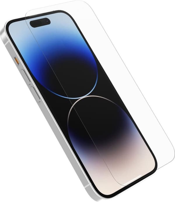 OtterBox Trusted Glass -näytönsuoja, joka sopii Apple iPhone 15 Prolle - koteloystävällinen karkaistu lasi