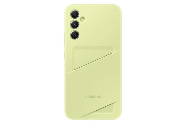 Samsung EF-OA346 - Mobiltelefonbagcover - Termoplastisk polyurethan (TPU) - gul-grøn - til Galaxy A34 5G (EF-OA346TGEGWW)