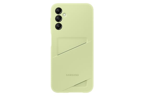 Samsung EF-OA146 - Bakskal till mobiltelefon - Termoplastisk polyuretan (TPU) - gulgrön - för Galaxy A14 5G (EF-OA146TGEGWW)