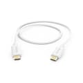 Miniatyrbild 1 av 4: Hama laddningskabel USB-C - USB-C 1 m vit - digital/data - laddningskabel - USB-C - USB-C - 1 m - vit (00201590)