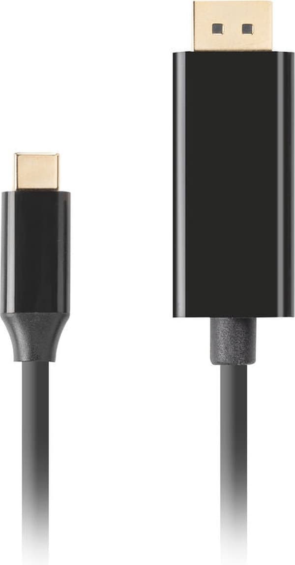 USB C til DisplayPort-adapter Lanberg CA-CMDP-10CU-0010-BK Sort 1 m