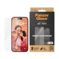 Miniatyrbillede 4 af 4: PanzerGlass™ skærmbeskytter iPhone 15 - Classic Fit - Apple - Apple - iPhone 15 - Tør applikation - Ridsefast - Stødsikker - Gennemsigtig - 1 stk (280