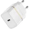Miniatyrbillede 1 af 7: OtterBox vægoplader - strømforsyning - 20 watt (24 pin USB-C) - hvid - Europa (ikke for Storbritannien, Irland, Malta, Cypern)