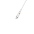 Miniatyrbillede 4 af 4: OtterBox Standard - Lightning-kabel - Lightning han til 24 ben USB-C han - 1 m - Cloud Dust White - USB Power Delivery (60W) - til Apple iPad/iPhone/i